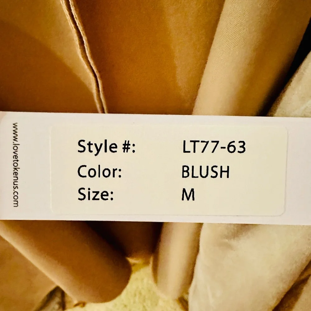 🎁NWT Love Token Drape Jacket Blush Large🎁 - Picture 5 of 7